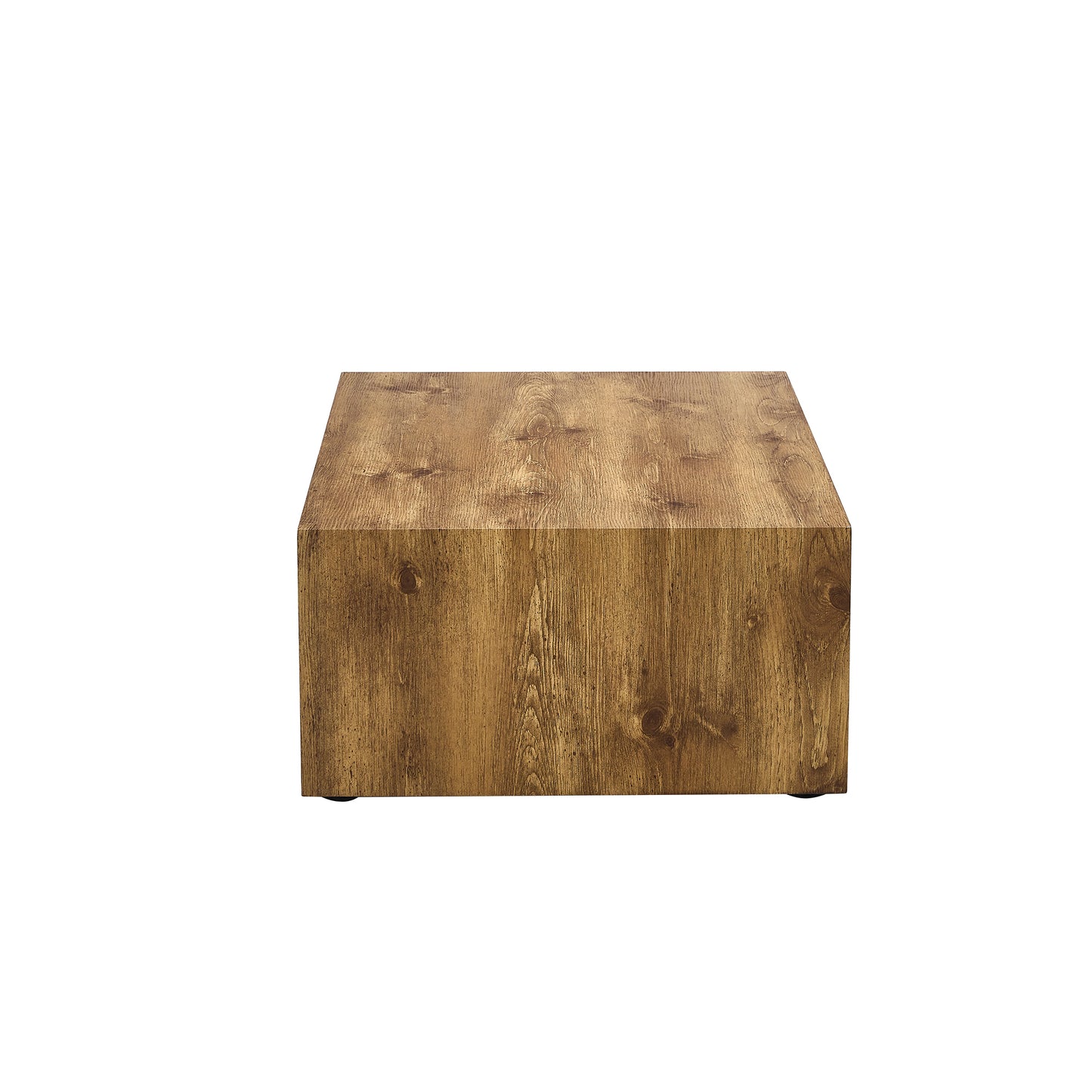 Modern MDF coffee table with wood texture pattern -39.37x23.62x11.81 inches