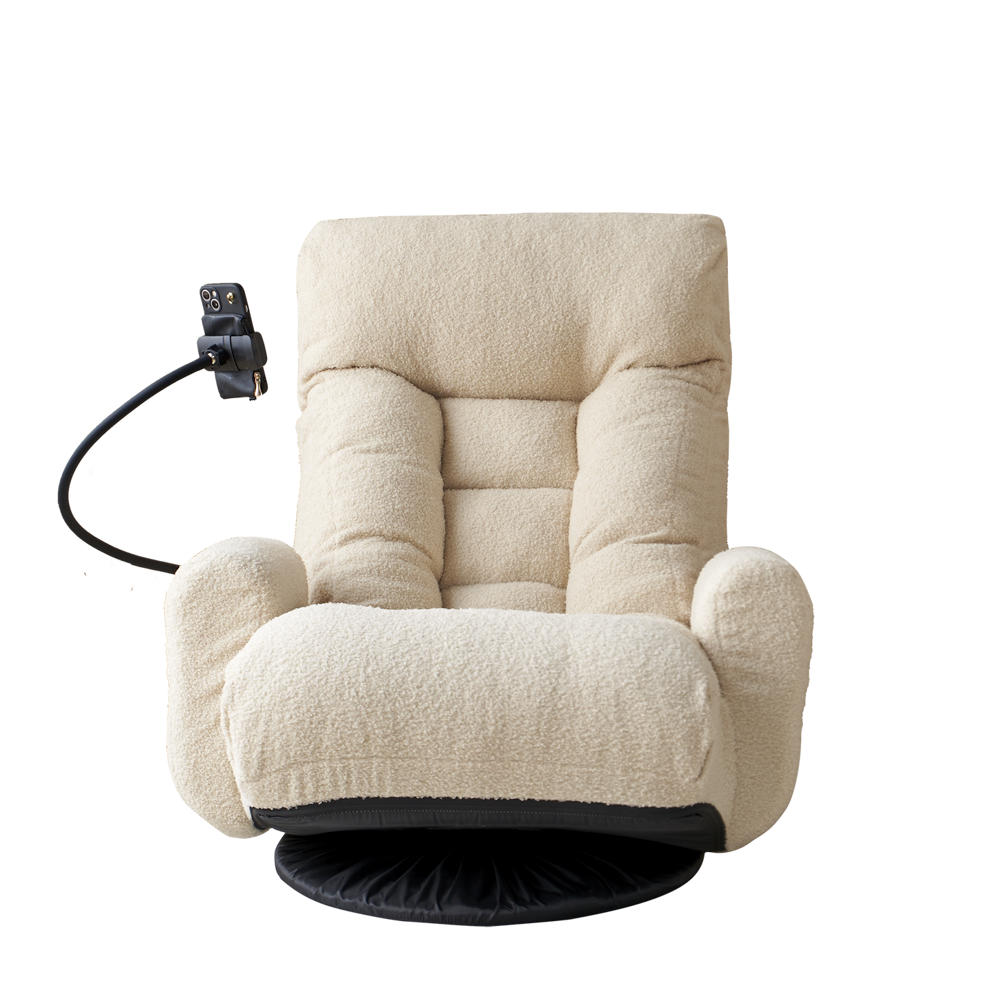 Adjustable head and waist, 360 degree rotatable sofa chair