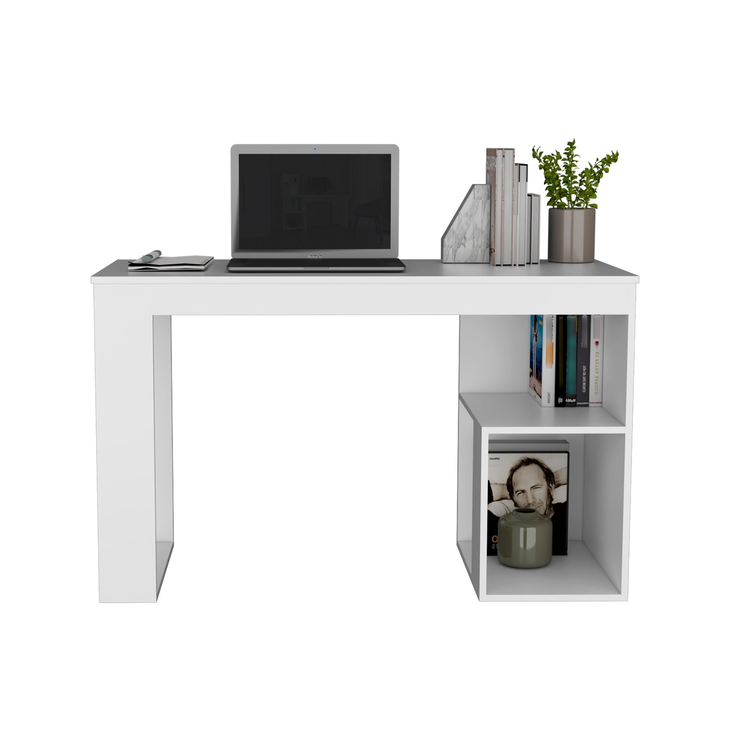 Writing Desk, Two Shelves