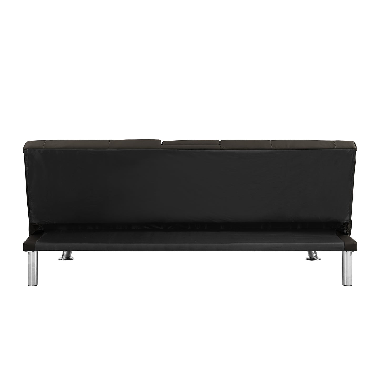 Sofa Bed with Armrest two holders  WOOD FRAME