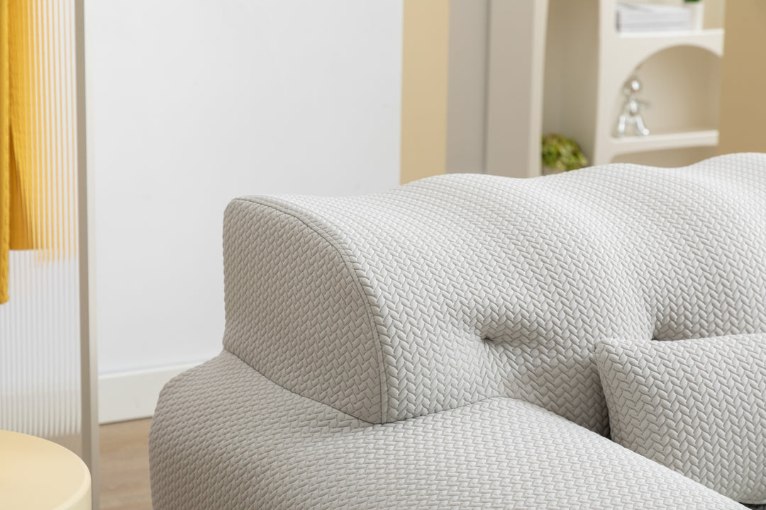 Large Size 1 Seater Sofa, Pure Foam Comfy Sofa Couch