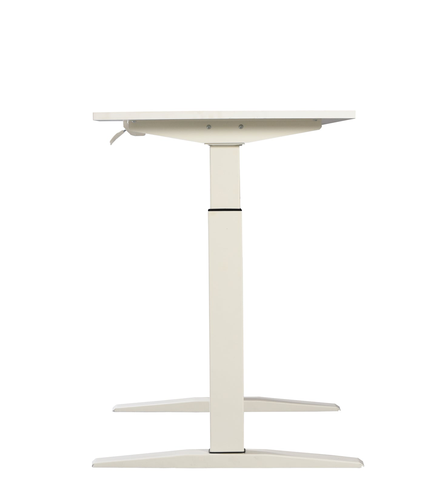 47" Tech Desk Standing and Adjustable Desk In White