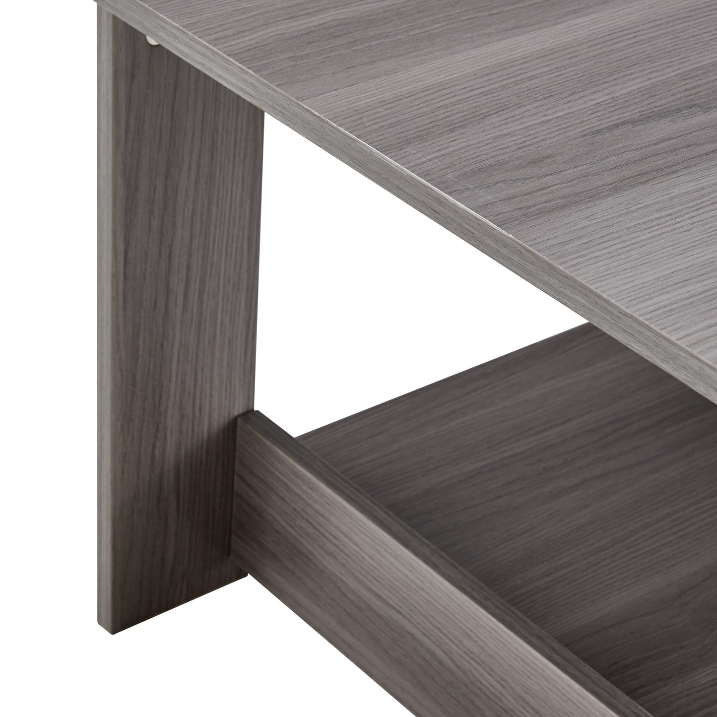 A gray textured coffee table,tea table.43.3"*21.6"*16.5"