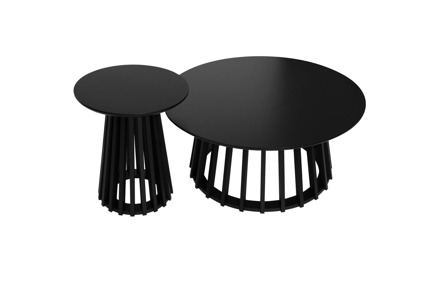 Round Coffee Table Set of 2, Balcony