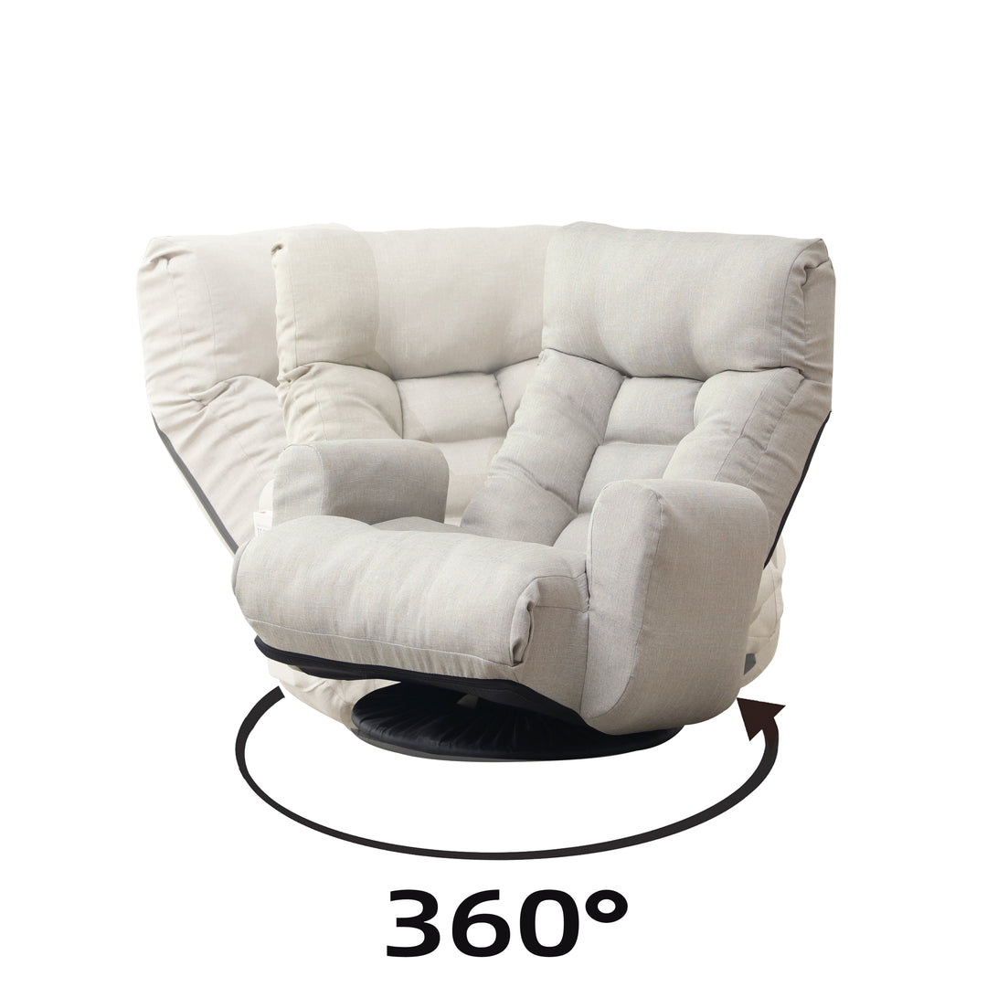 Adjustable head and waist, game chair, 360 degree rotatable sofa chair