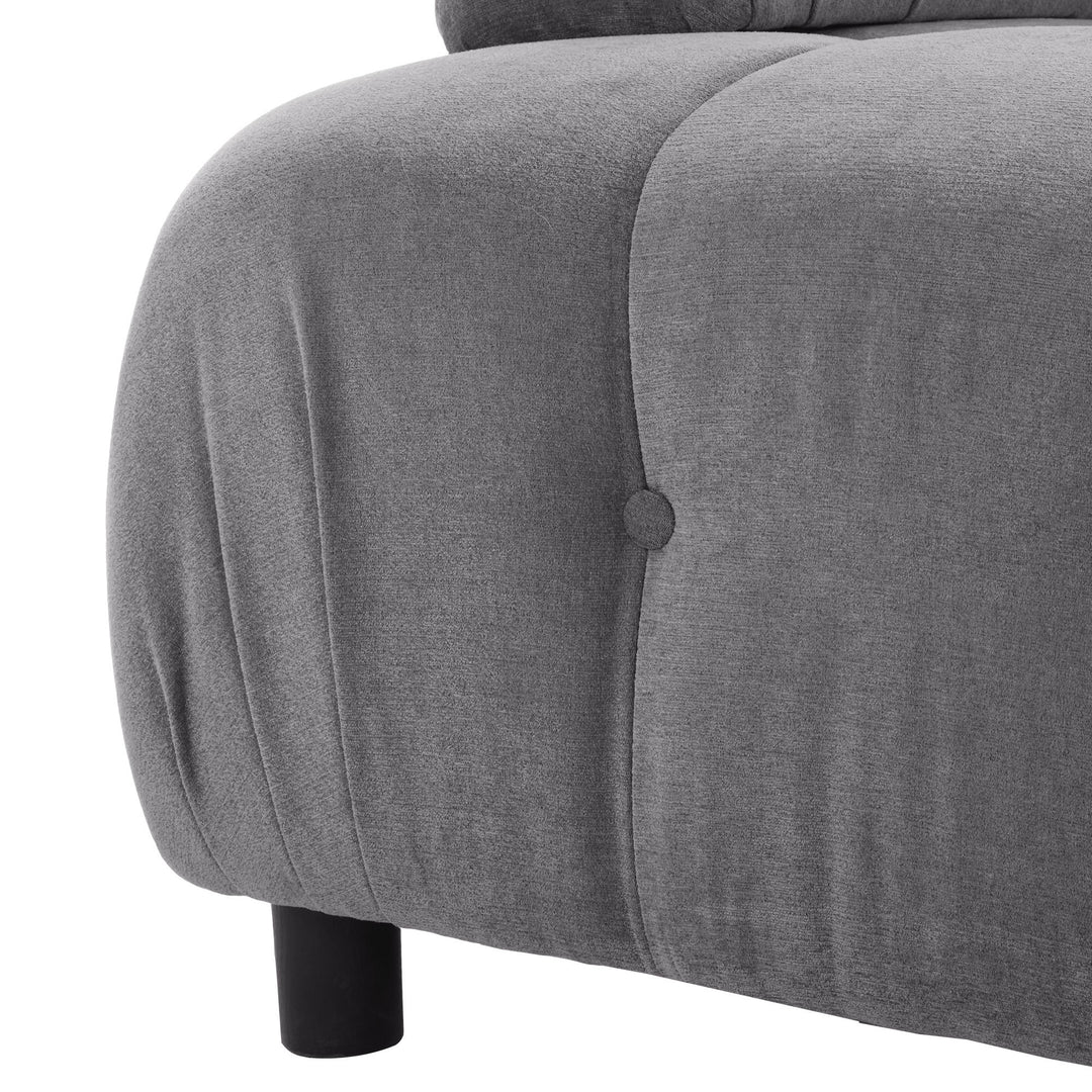 U_STYLE Upholstery Modular Convertible Sectional Sofa
