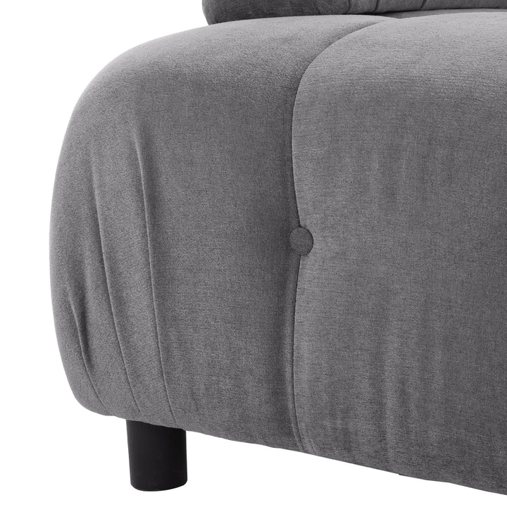 U_STYLE Upholstery Modular Convertible Sectional Sofa