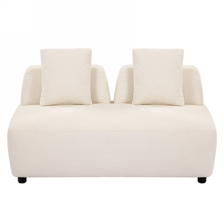 Contemporary 3-piece Sectional Sofa Beige