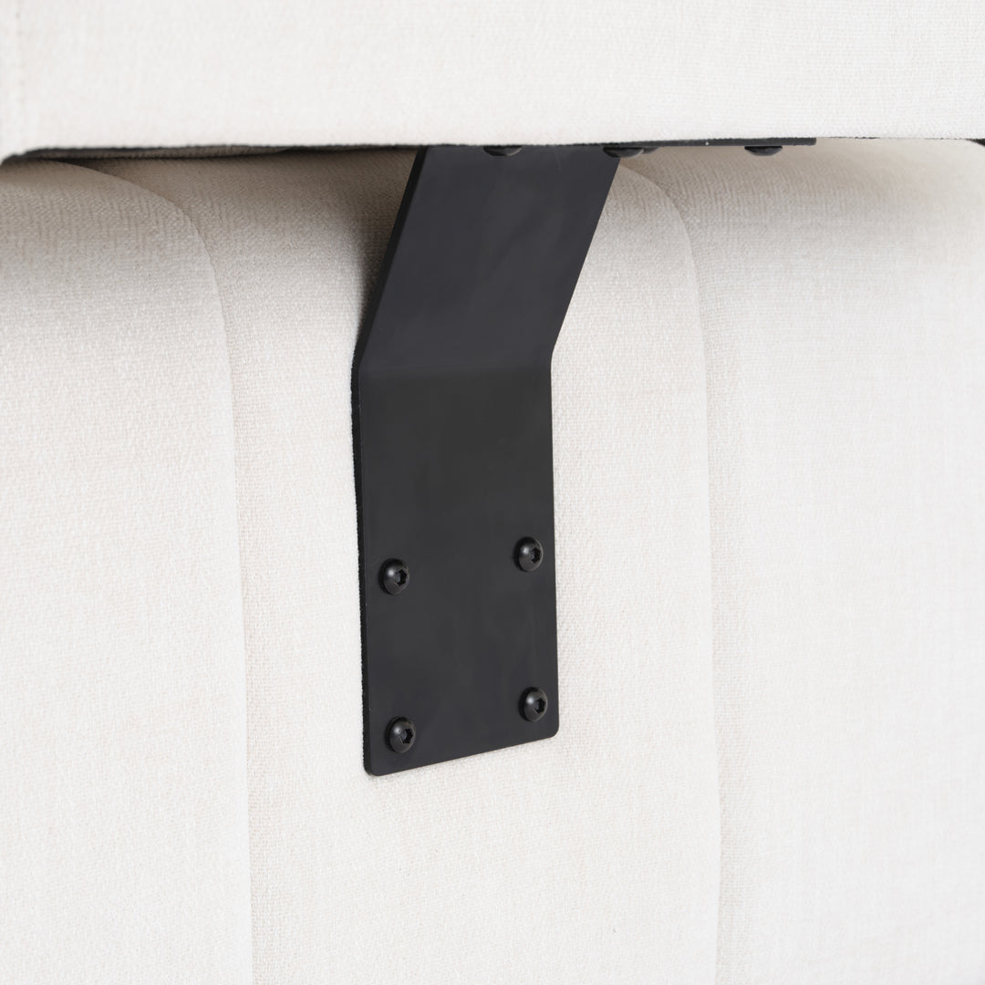 91.73" L-shaped Sofa Sectional Sofa Couch , Biege