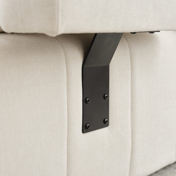 91.73" L-shaped Sofa Sectional Sofa Couch , Biege