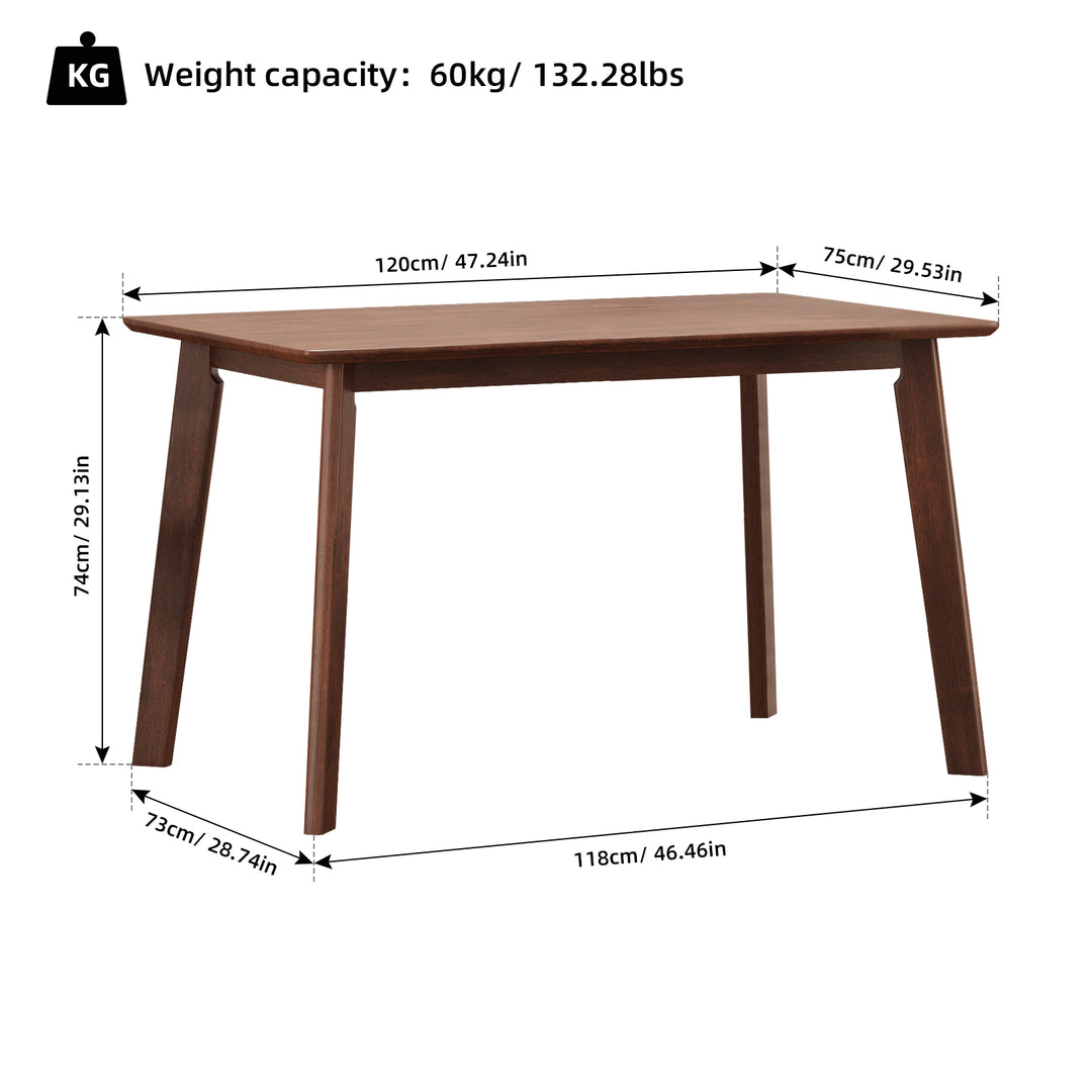 5 Pieces Dining Table Set 1 Dining Table and 4 Chairs