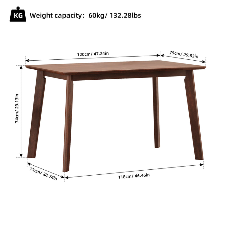 5 Pieces Dining Table Set 1 Dining Table and 4 Chairs
