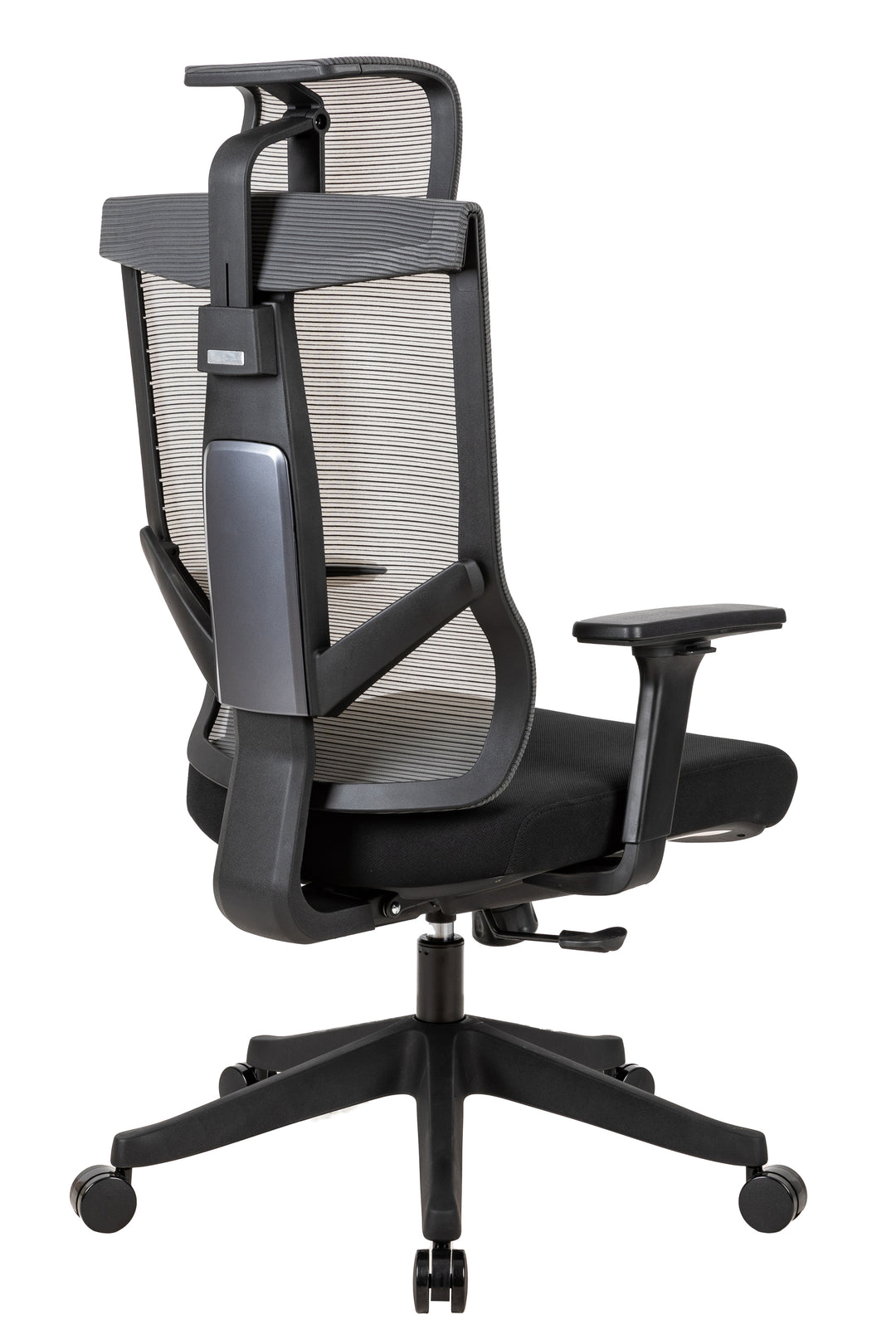Excustive office chair with headrest and 2D armrest