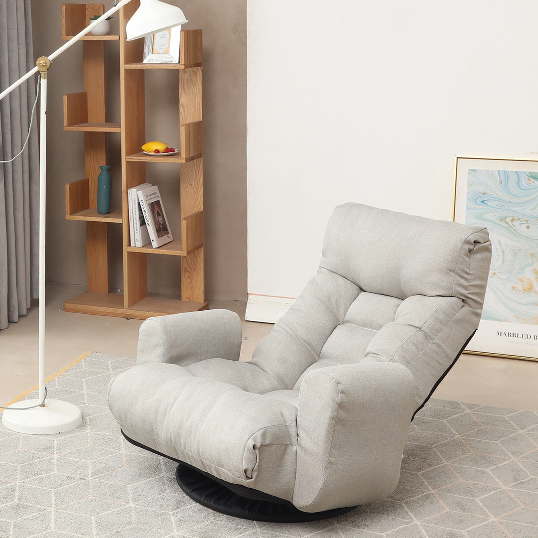 Adjustable head and waist, game chair, 360 degree rotatable sofa chair
