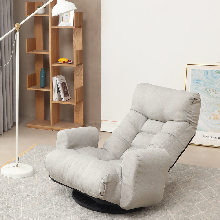 Adjustable head and waist, game chair, 360 degree rotatable sofa chair