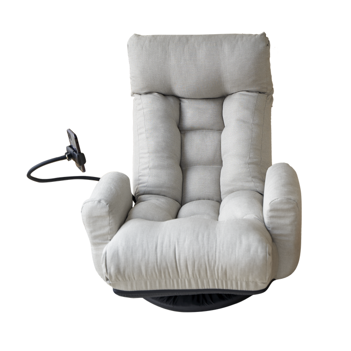 Adjustable head and waist, 360 degree rotatable sofa chair