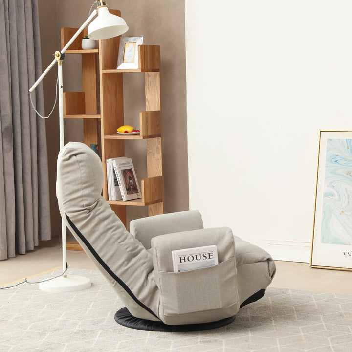 Adjustable head and waist, game chair, 360 degree rotatable sofa chair