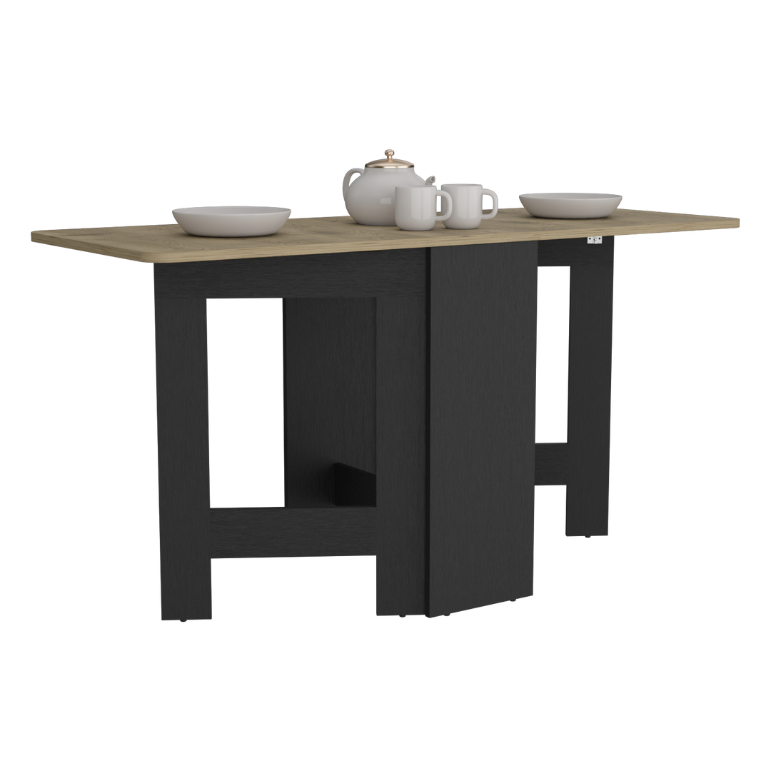 Gateleg Folding Table Space-Saving with Compact Design
