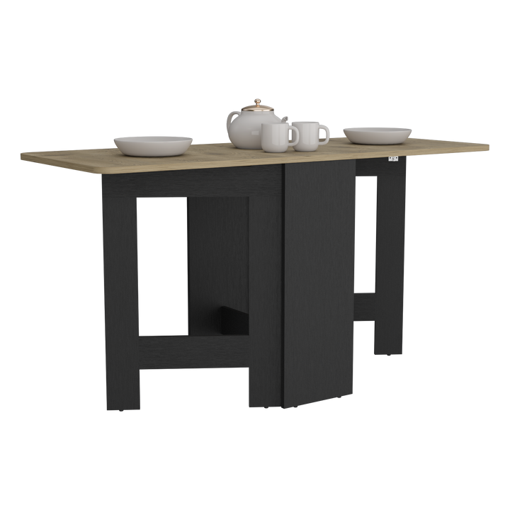 Gateleg Folding Table Space-Saving with Compact Design