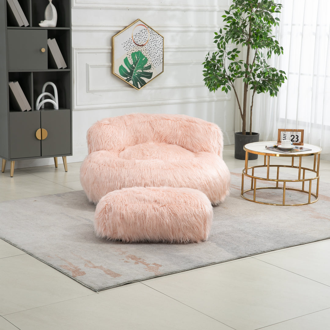 Bean Bag Chair, Floor Sofa with Handle,Accent Sofa Chair