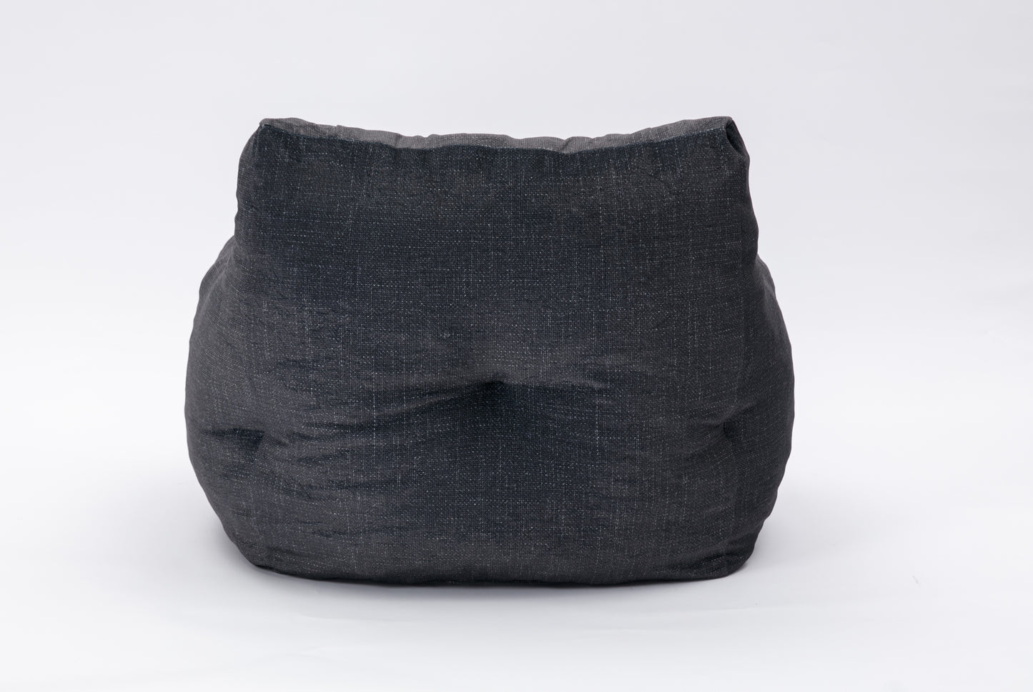 Soft Velvet Fabric Bean Bag Chair Filled With Memory Sponge,Dark Gray