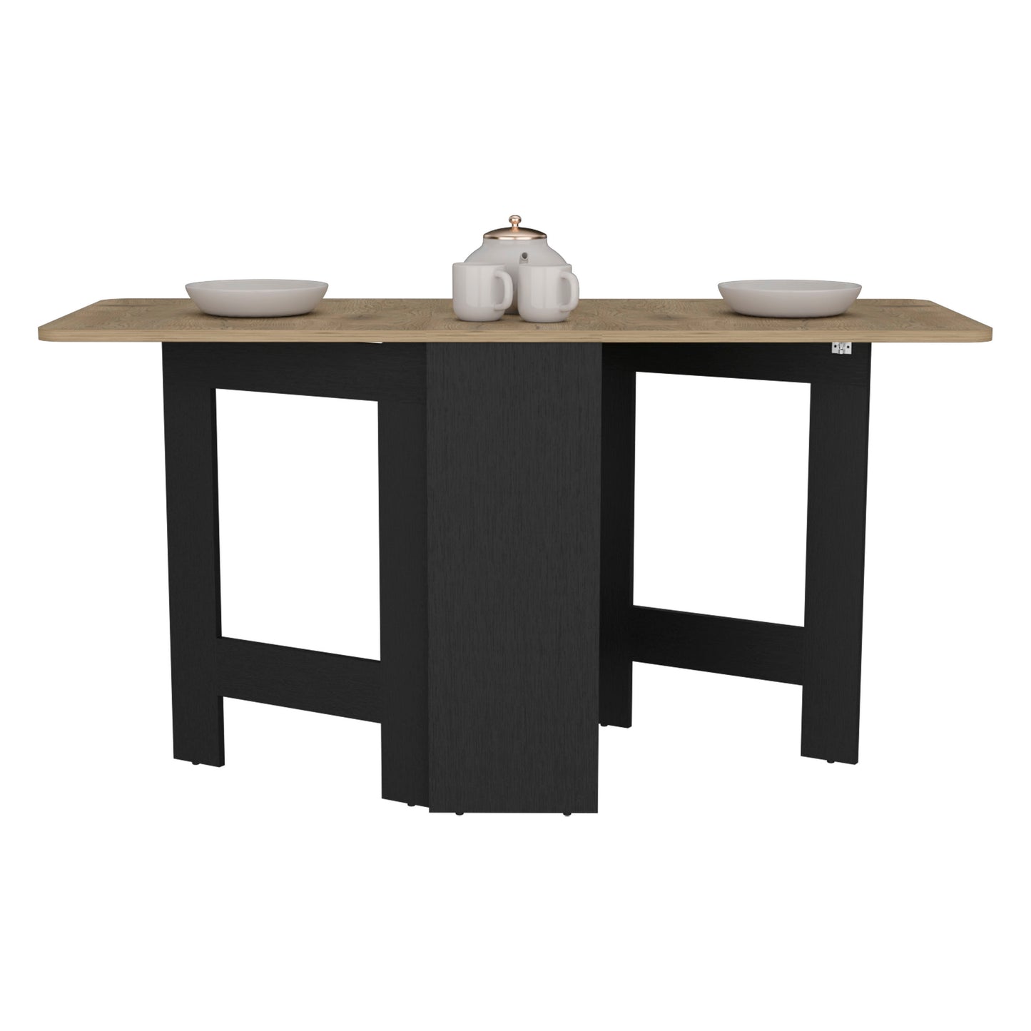 Gateleg Folding Table Space-Saving with Compact Design