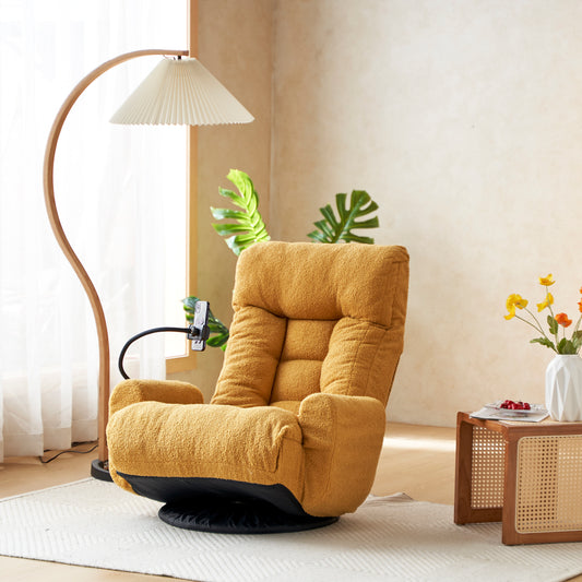 Adjustable head and waist, 360 degree rotatable sofa chair