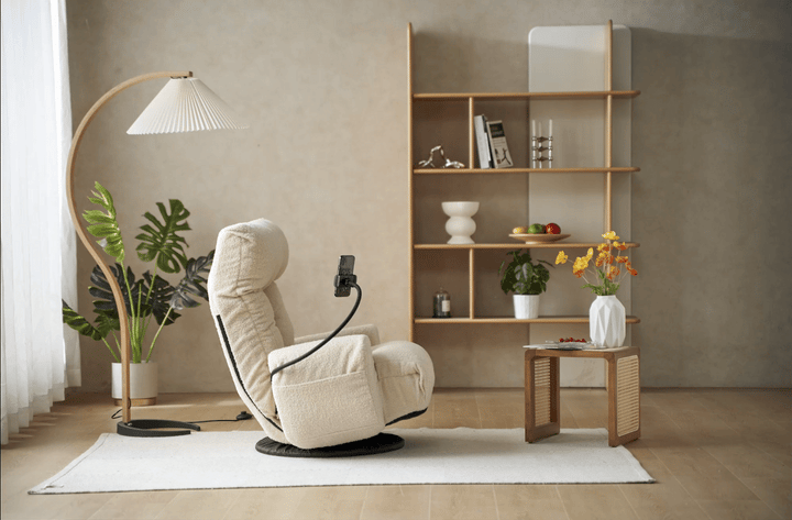 Adjustable head and waist, 360 degree rotatable sofa chair