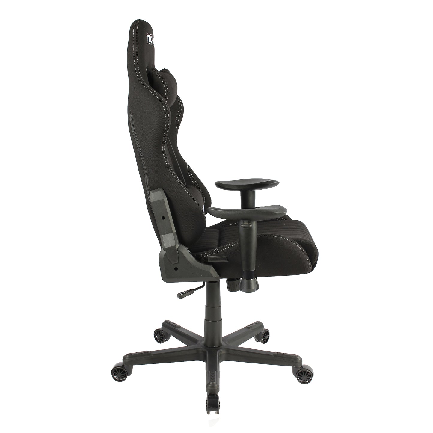 Sport TS-F44 Fabric Ergonomic High Back Racer Style PC Gaming Chair, Black