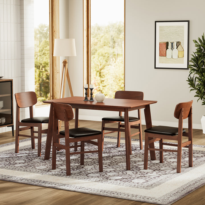 5 Pieces Dining Table Set 1 Dining Table and 4 Chairs