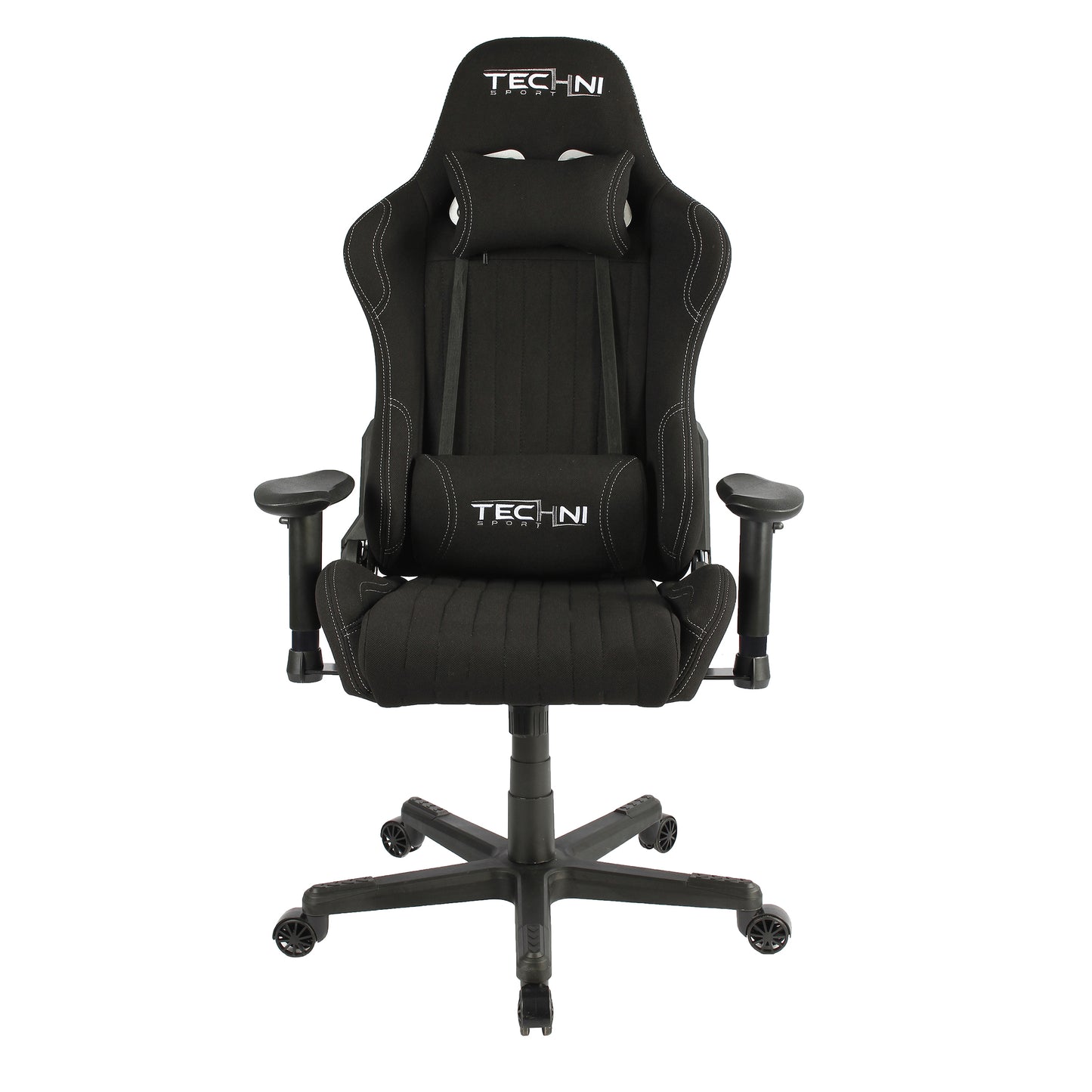 Sport TS-F44 Fabric Ergonomic High Back Racer Style PC Gaming Chair, Black