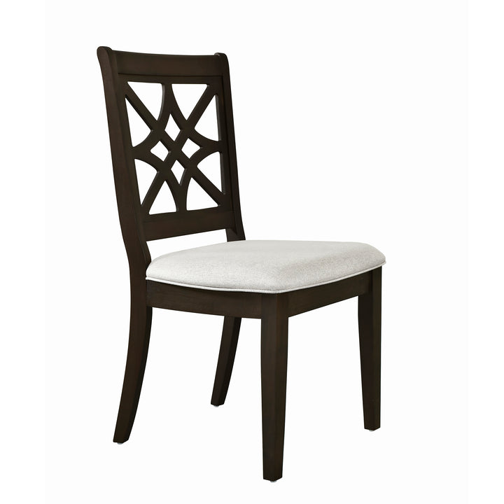 5-Piece 62*35.2inch Extendable Rubber Wood Dining Table Set with X-shape Legs