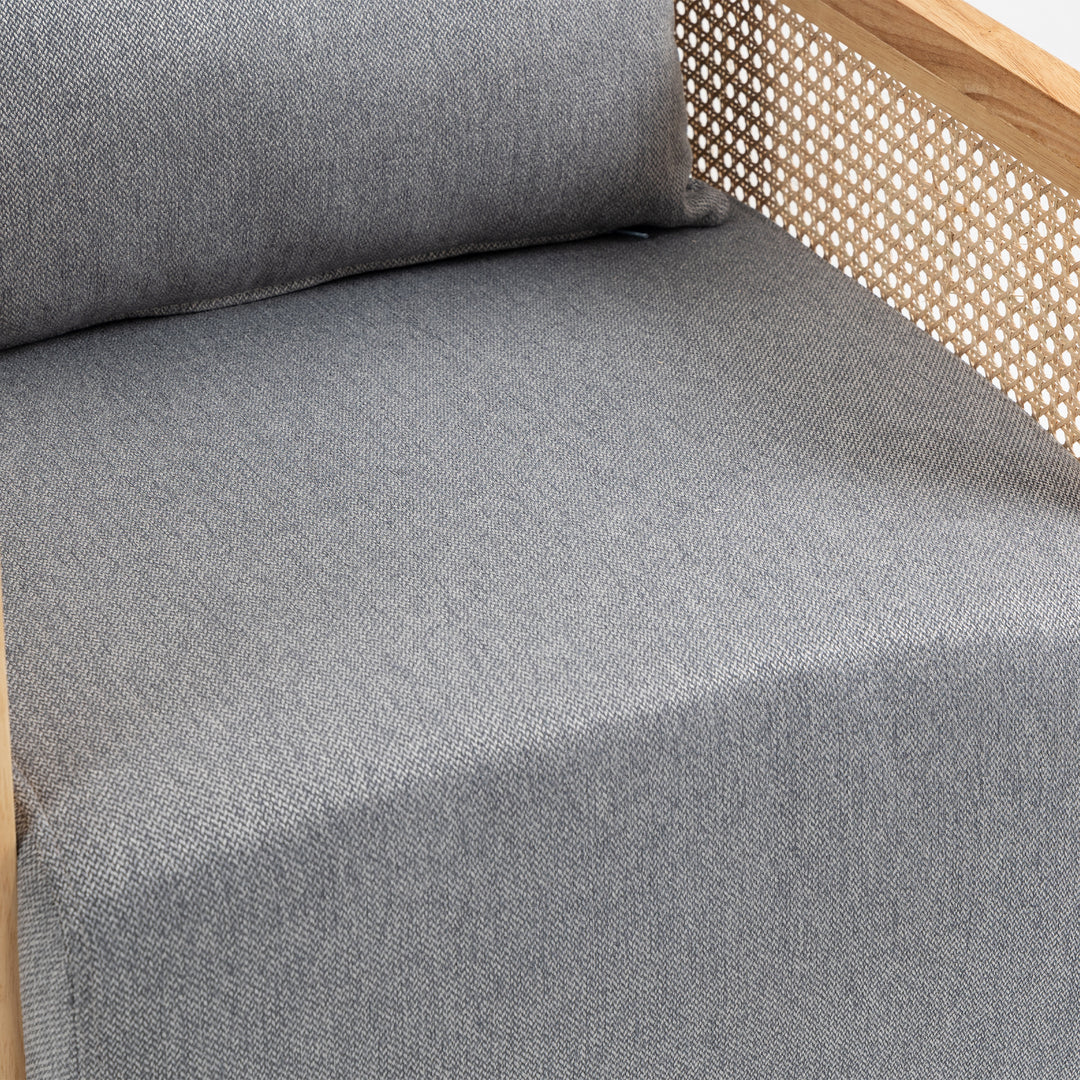360 Degree Swivel Barrel Club Chair with one pillow,Modern Comfortable Upholstered Accent Chair (Grey linen)