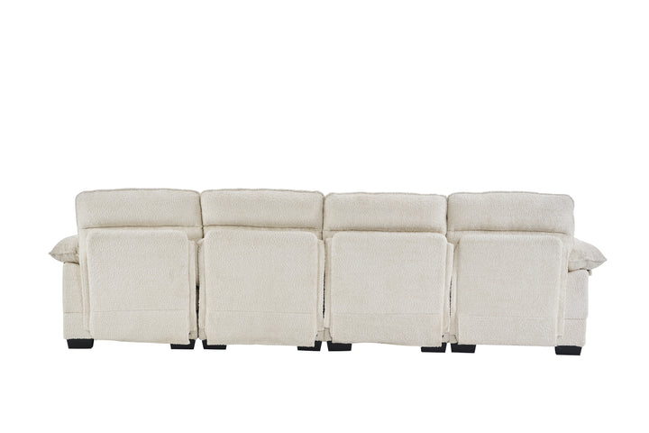 U-shaped sofa, including two single seats and two chaise