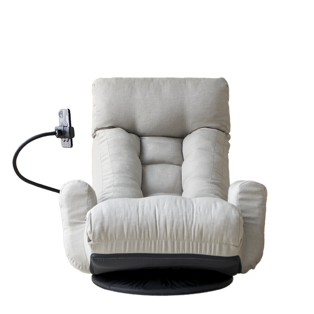 Adjustable head and waist, 360 degree rotatable sofa chair
