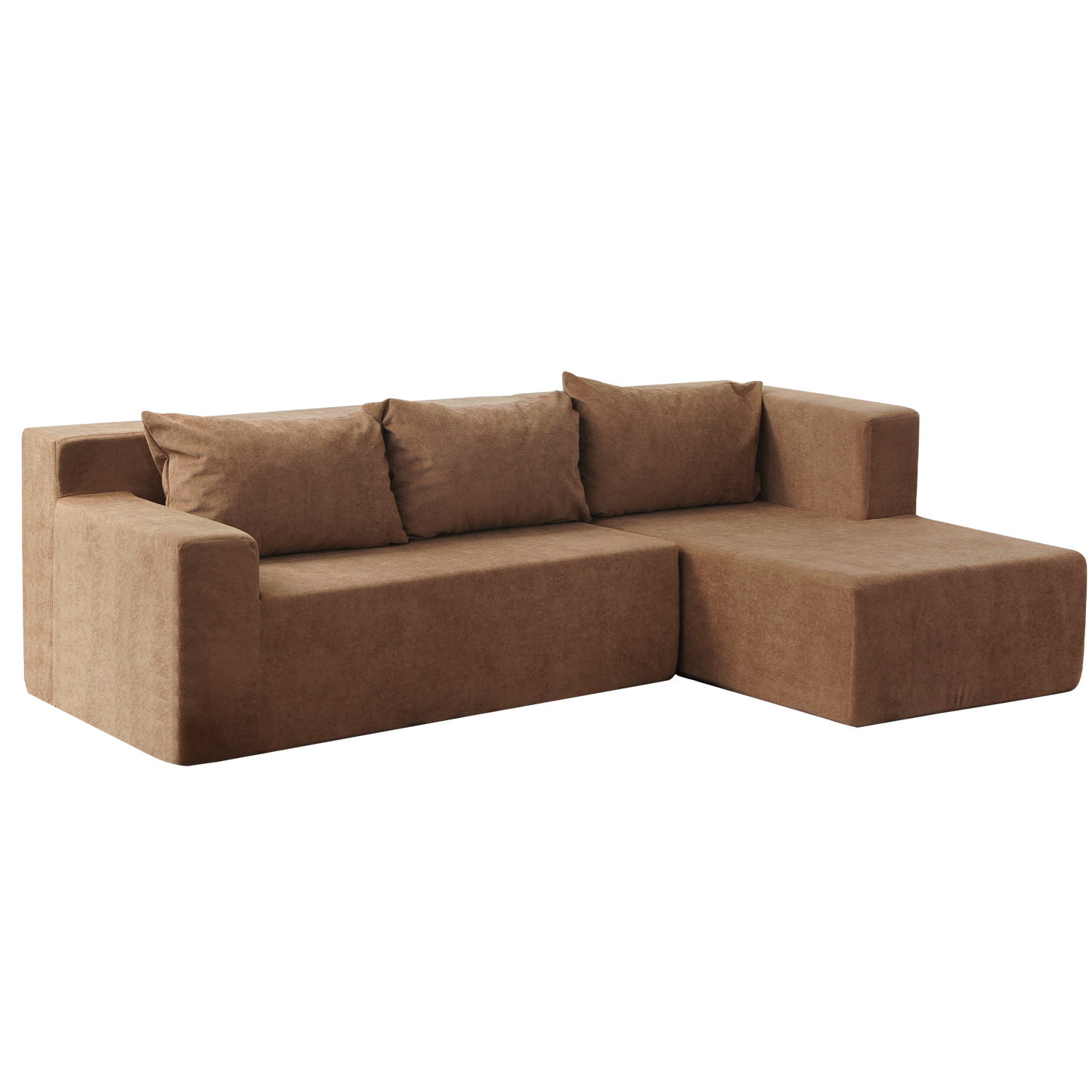 L-Shape Sectional Sofa, 2 PC Free Combination