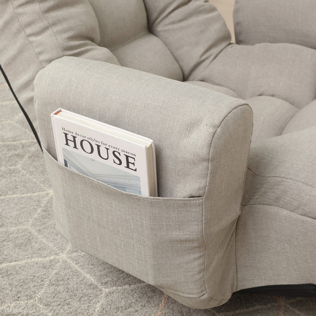 Adjustable head and waist, game chair, 360 degree rotatable sofa chair