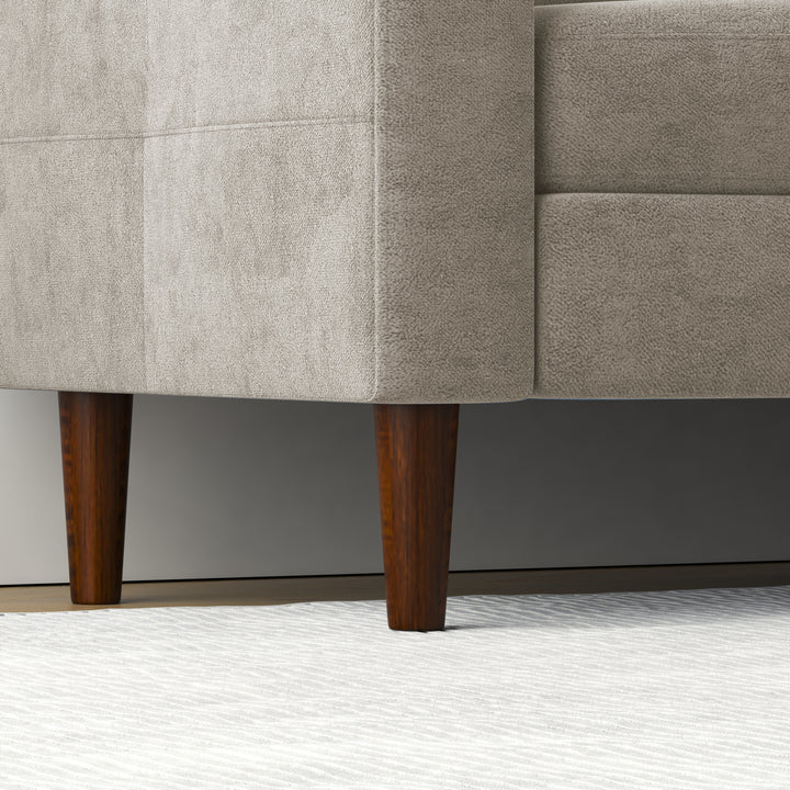Combination Sofa Sofa L-Shaped Sofa with Footstools with Storage, Beige