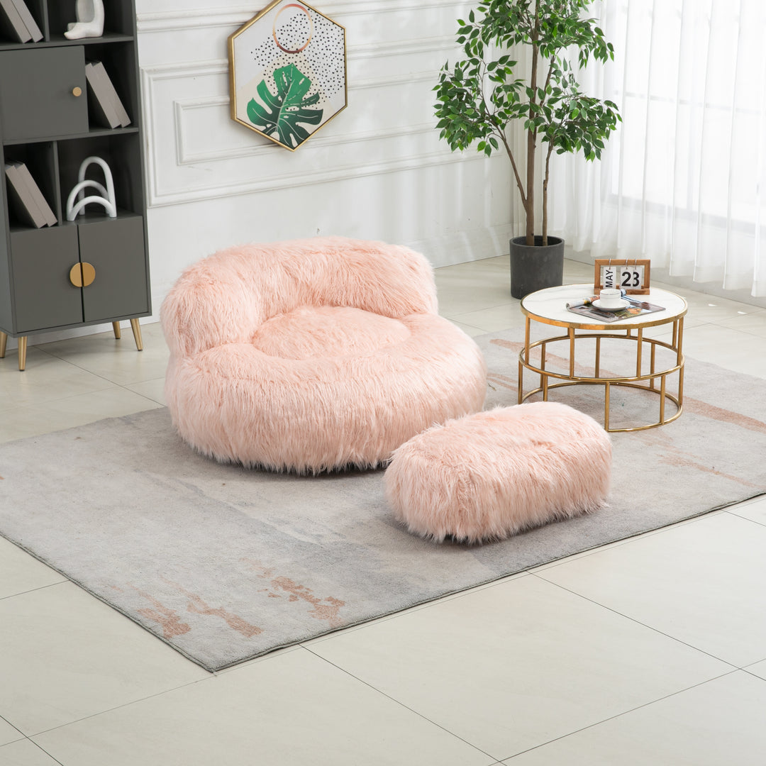 Bean Bag Chair, Floor Sofa with Handle,Accent Sofa Chair