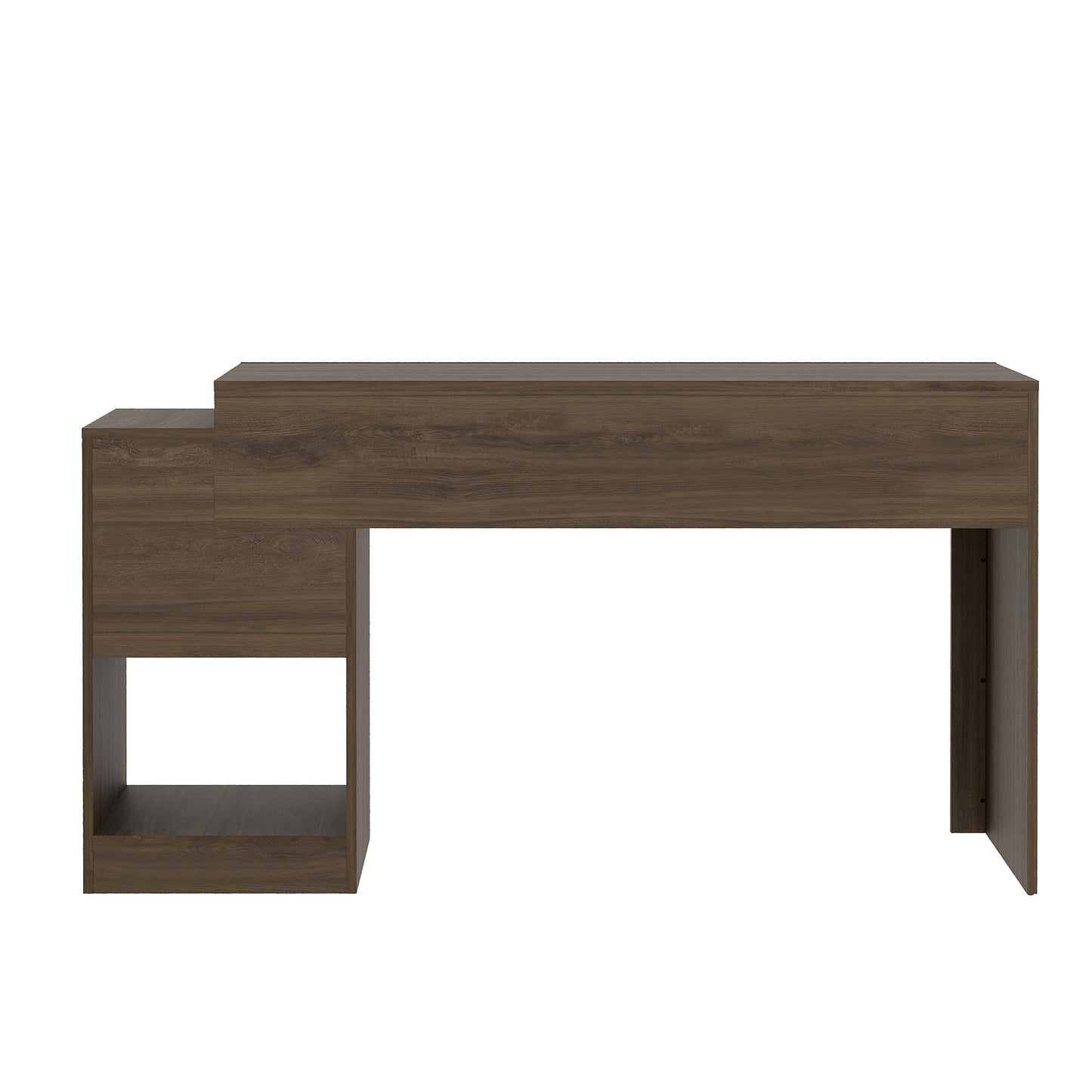 Expandable Home Office Desk, Walnut