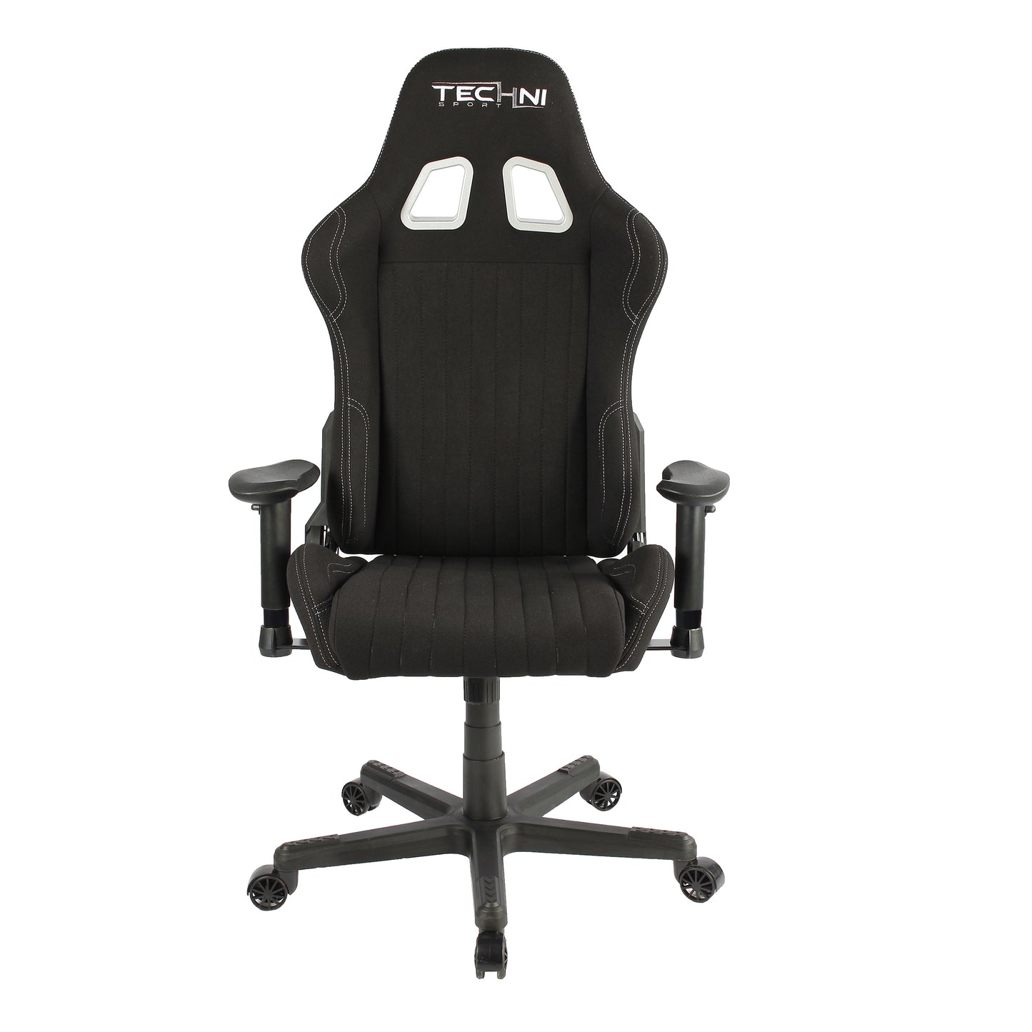 Sport TS-F44 Fabric Ergonomic High Back Racer Style PC Gaming Chair, Black