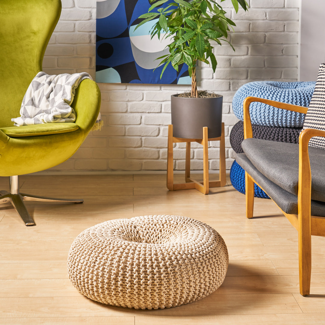 KNITED POUF