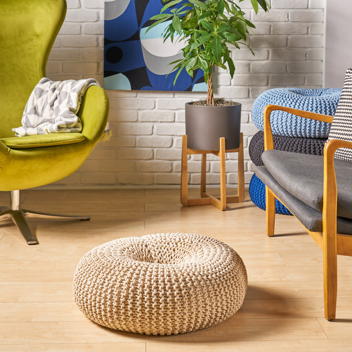 KNITED POUF