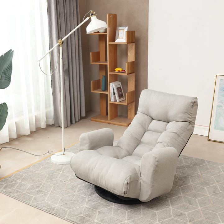 Adjustable head and waist, game chair, 360 degree rotatable sofa chair