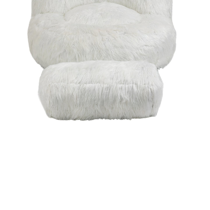 Bean Bag Chair, Floor Sofa with Handle,Accent Sofa Chair with Ottoman