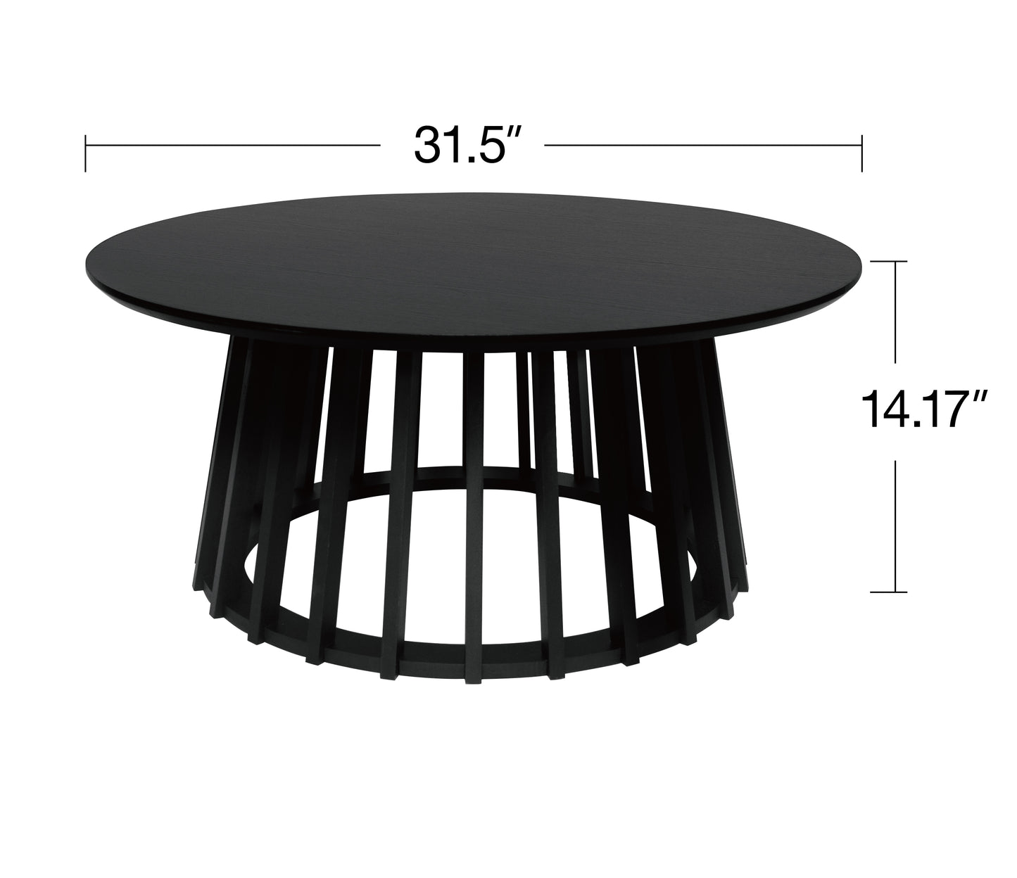 Round Coffee Table Set of 2, Balcony