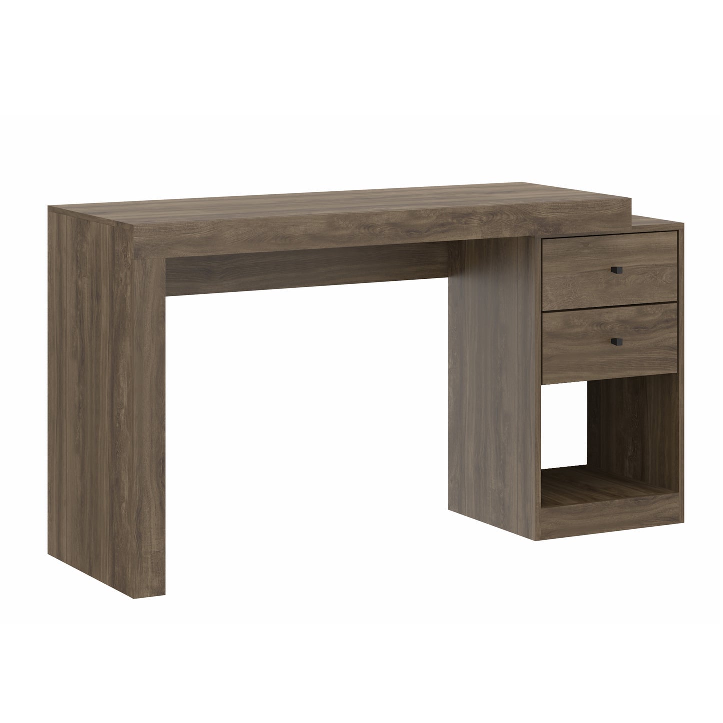 Expandable Home Office Desk, Walnut