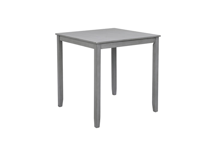 5 Piece Dining Table Set, Wooden Dining Square Table Set for 4