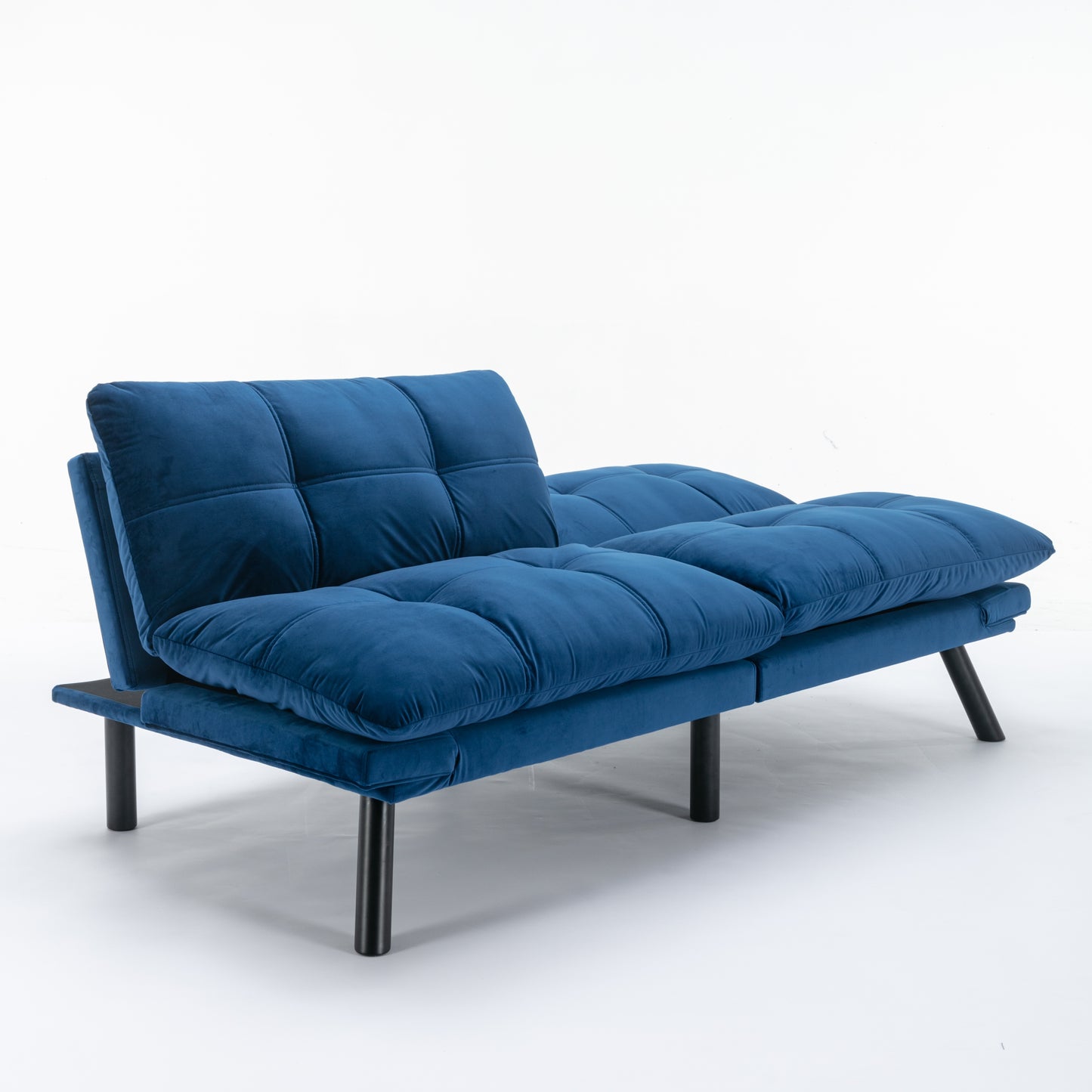 Navy Blue Convertible Folding Modern sofa Bed