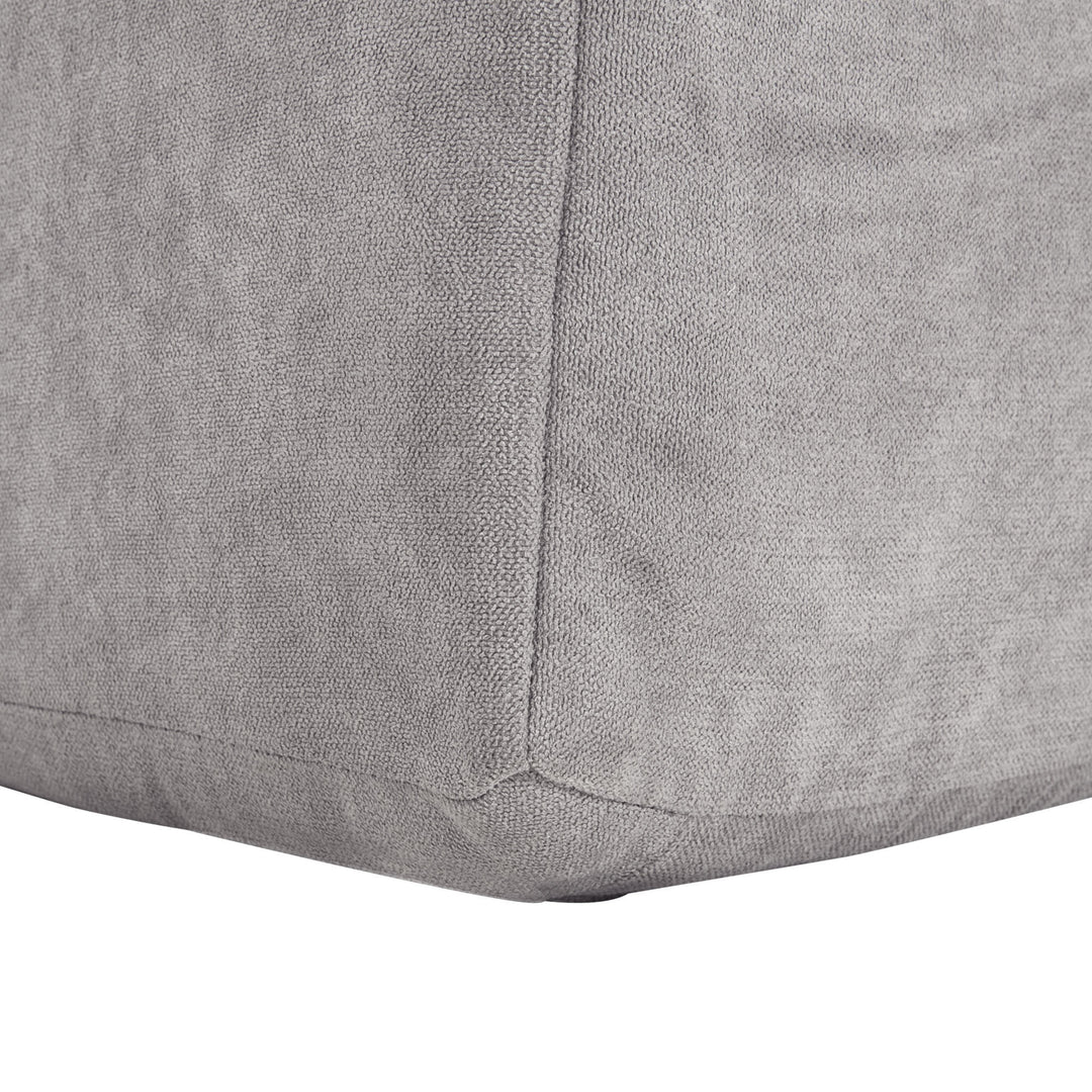 110.2*72.8" Living Room Sofa Set, 2pcs Computer Free Combination, L-Shaped,Light Grey